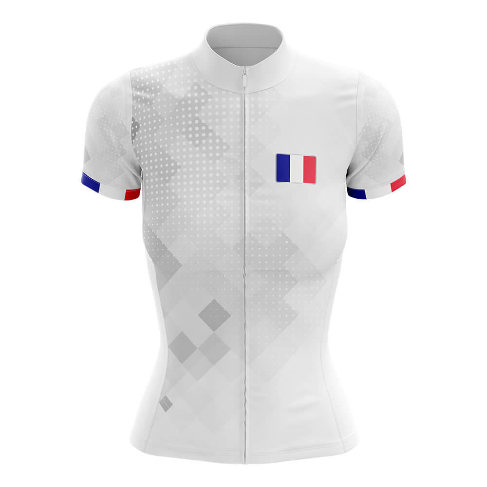 France - Women - Cycling Kit-Jersey Only-Global Cycling Gear