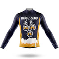 Beers And Gears - Men's Cycling Kit-Long Sleeve Jersey-Global Cycling Gear