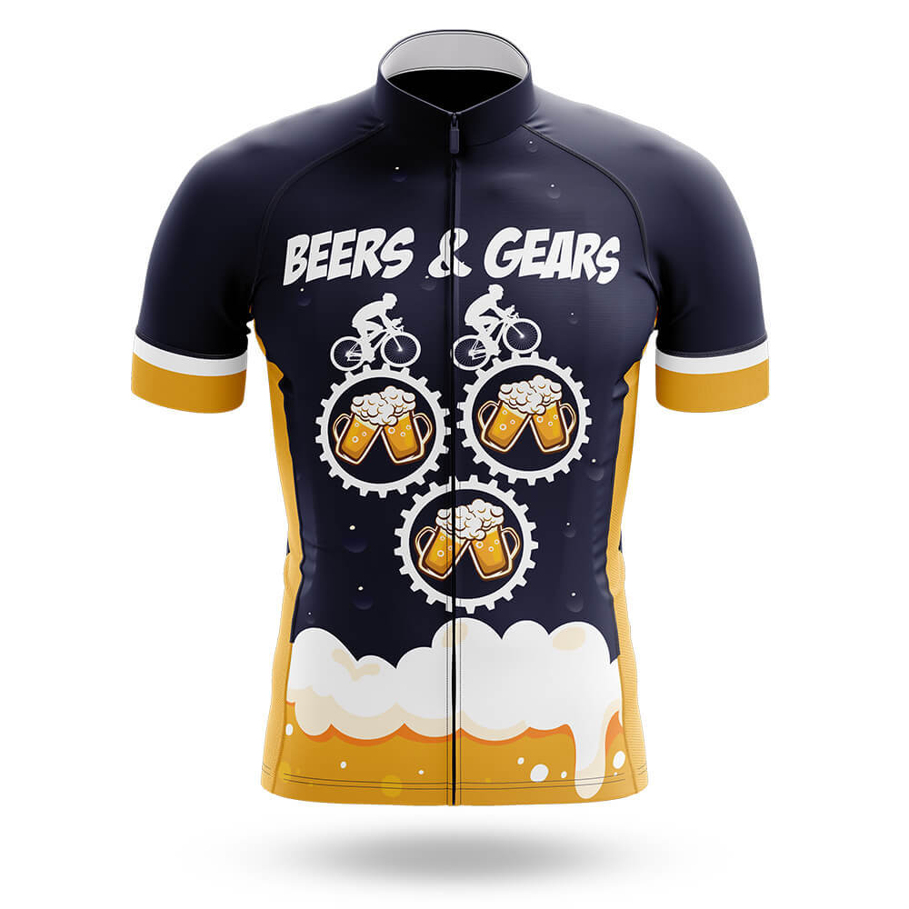 Beers And Gears - Men's Cycling Kit-Jersey Only-Global Cycling Gear