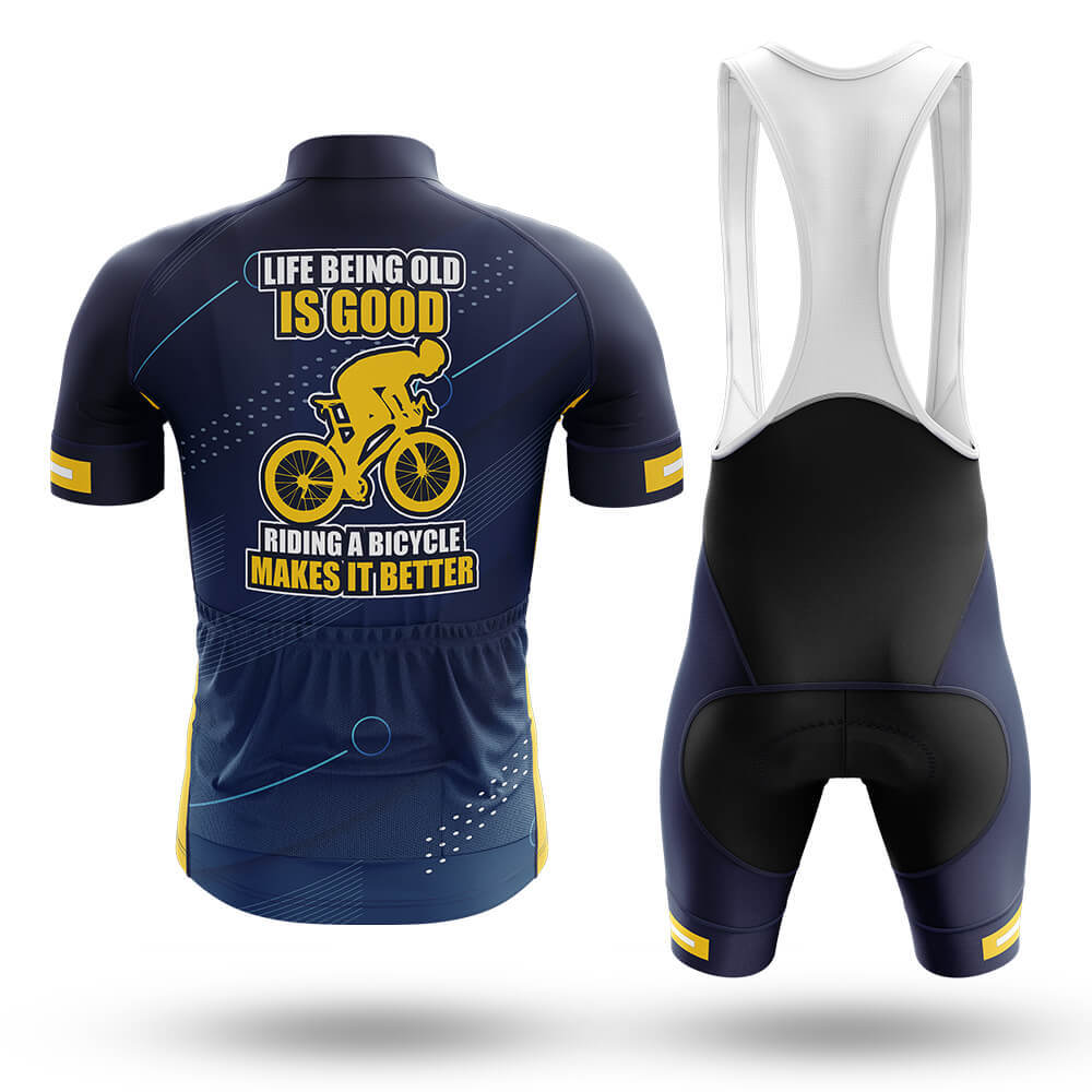 Life Being Old Is Good - Men's Cycling Kit-Full Set-Global Cycling Gear
