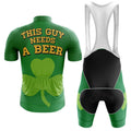 This Guy Needs A Beer - Men's Cycling Kit-Full Set-Global Cycling Gear