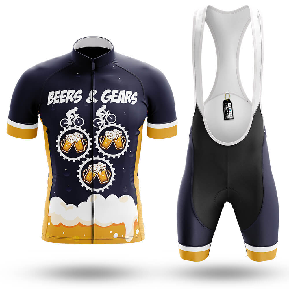 Beers And Gears - Men's Cycling Kit-Full Set-Global Cycling Gear