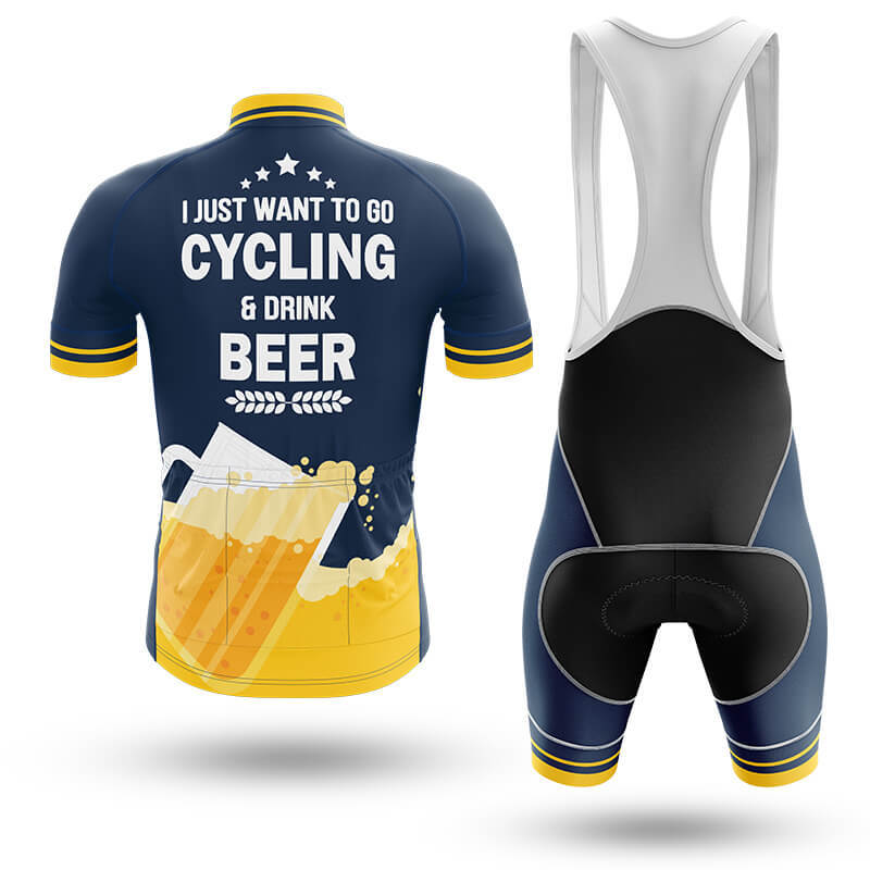 I Love Cycling & Beer - Men's Cycling Kit-Full Set-Global Cycling Gear