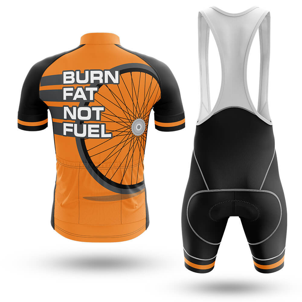 Burn Fat Not Fuel - Men's Cycling Kit-Full Set-Global Cycling Gear