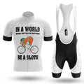 Be A Sloth - Men's Cycling Kit-Full Set-Global Cycling Gear