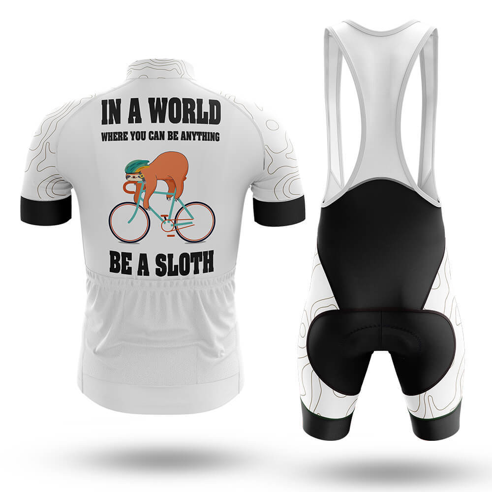 Be A Sloth - Men's Cycling Kit-Full Set-Global Cycling Gear