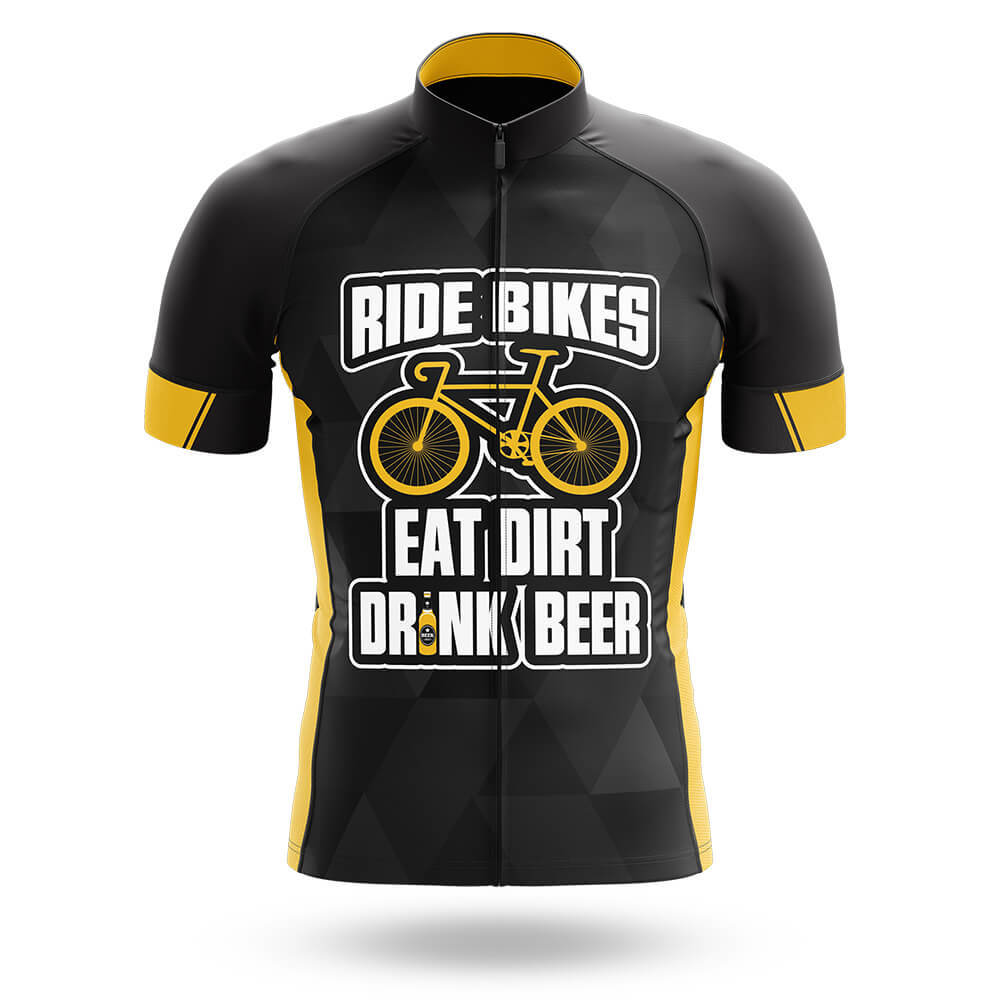 Ride Bikes, Eat Dirt, Drink Beer - Men's Cycling Kit-Jersey Only-Global Cycling Gear