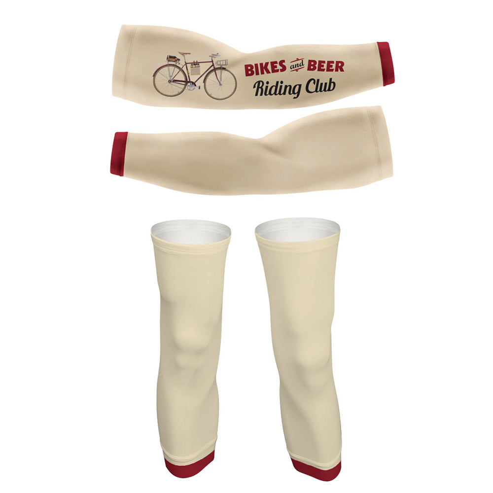 Riding Club - Arm And Leg Sleeves-S-Global Cycling Gear