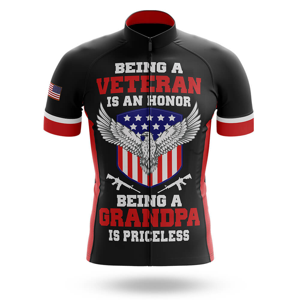 Being A Veteran Is An Honor - Men's Cycling Kit-Jersey Only-Global Cycling Gear