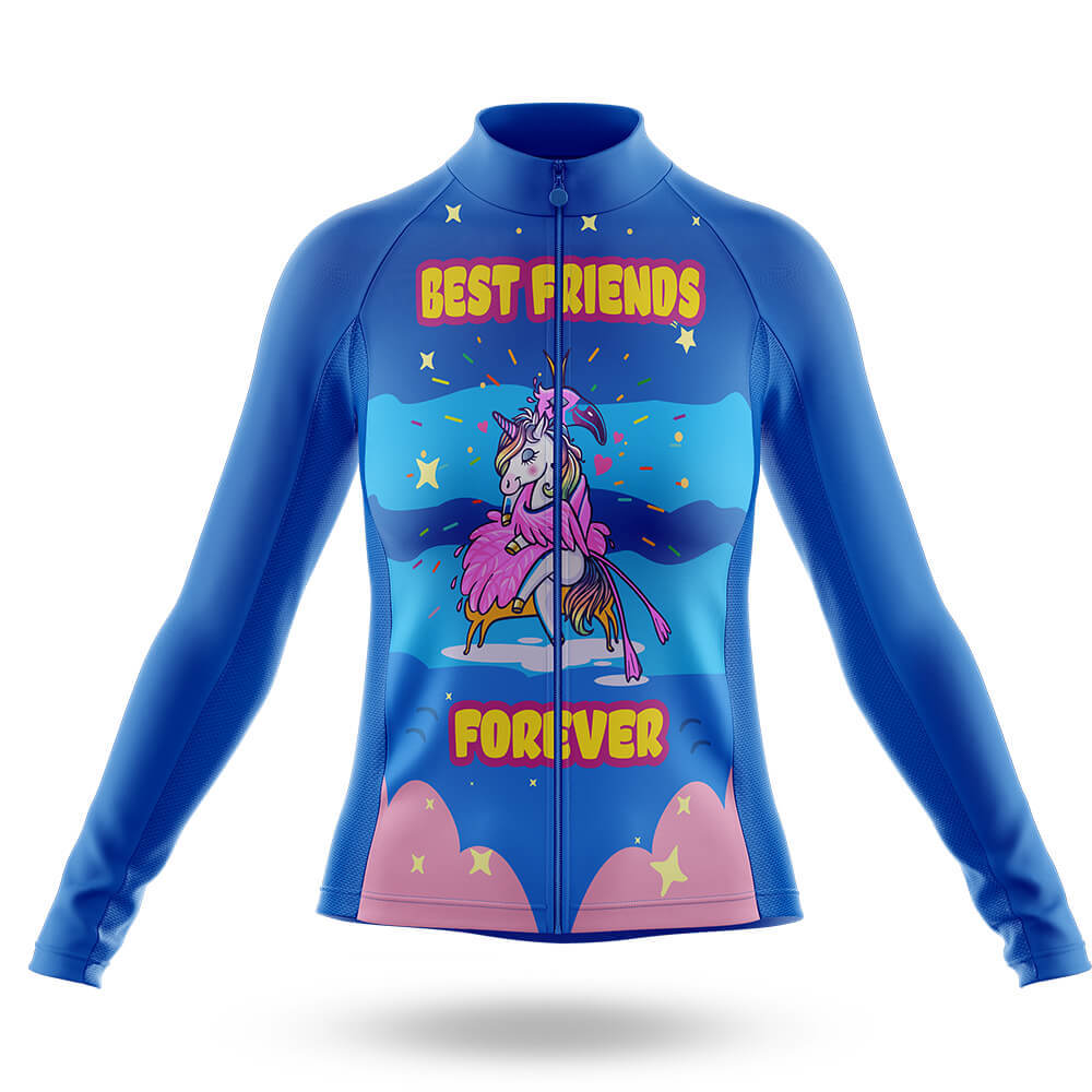 Best Friends Forever - Women - Cycling Kit-Long Sleeve Jersey-Global Cycling Gear