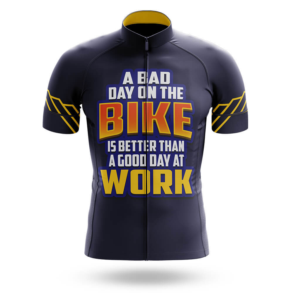A Bad Day On The Bike - Men's Cycling Kit-Jersey Only-Global Cycling Gear