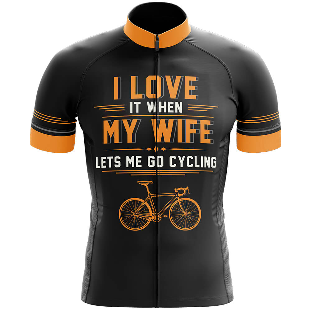 I Love My Wife V4 - Men's Cycling Kit-Jersey Only-Global Cycling Gear