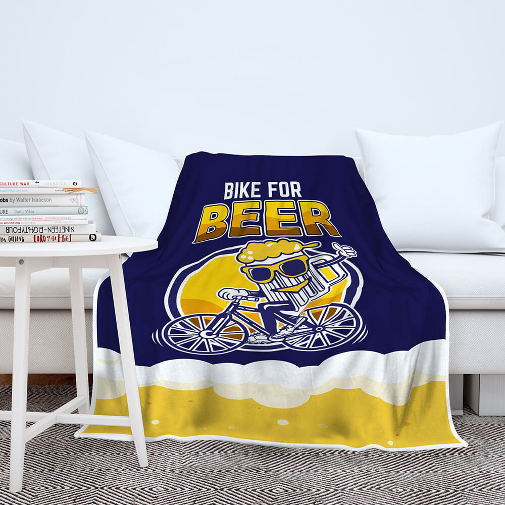 Bike For Beer - Blanket-Small (30"x40")-Global Cycling Gear