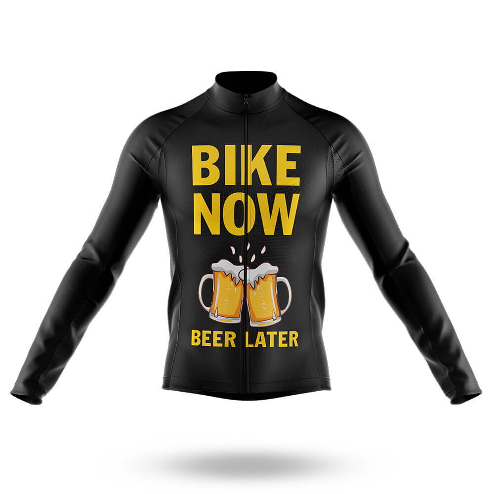 Bike Now - Men's Cycling Kit-Long Sleeve Jersey-Global Cycling Gear