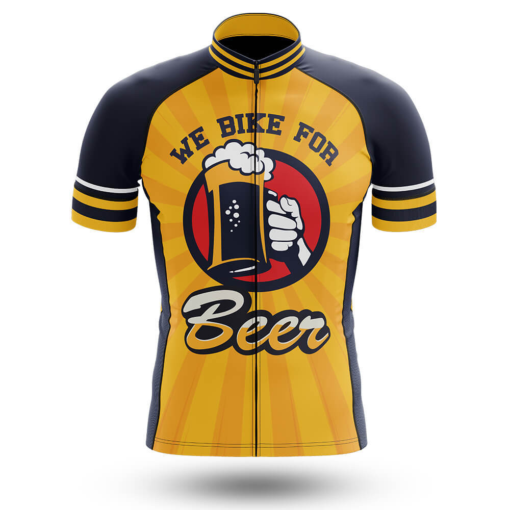 We Bike For Beer - Men's Cycling Kit-Jersey Only-Global Cycling Gear