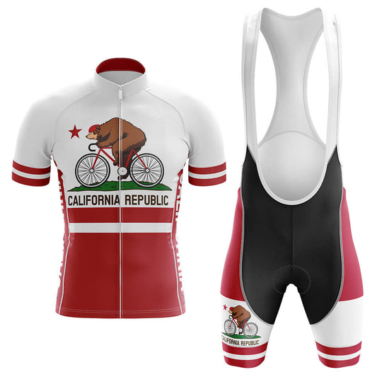 California Republic - Men's Cycling Kit-Full Set-Global Cycling Gear