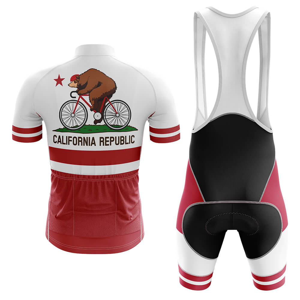 California Republic - Men's Cycling Kit-Full Set-Global Cycling Gear