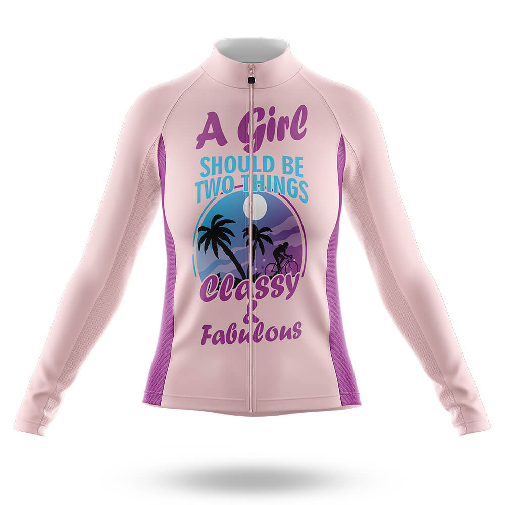 Classy And Fabulous - Women - Cycling Kit-Long Sleeve Jersey-Global Cycling Gear