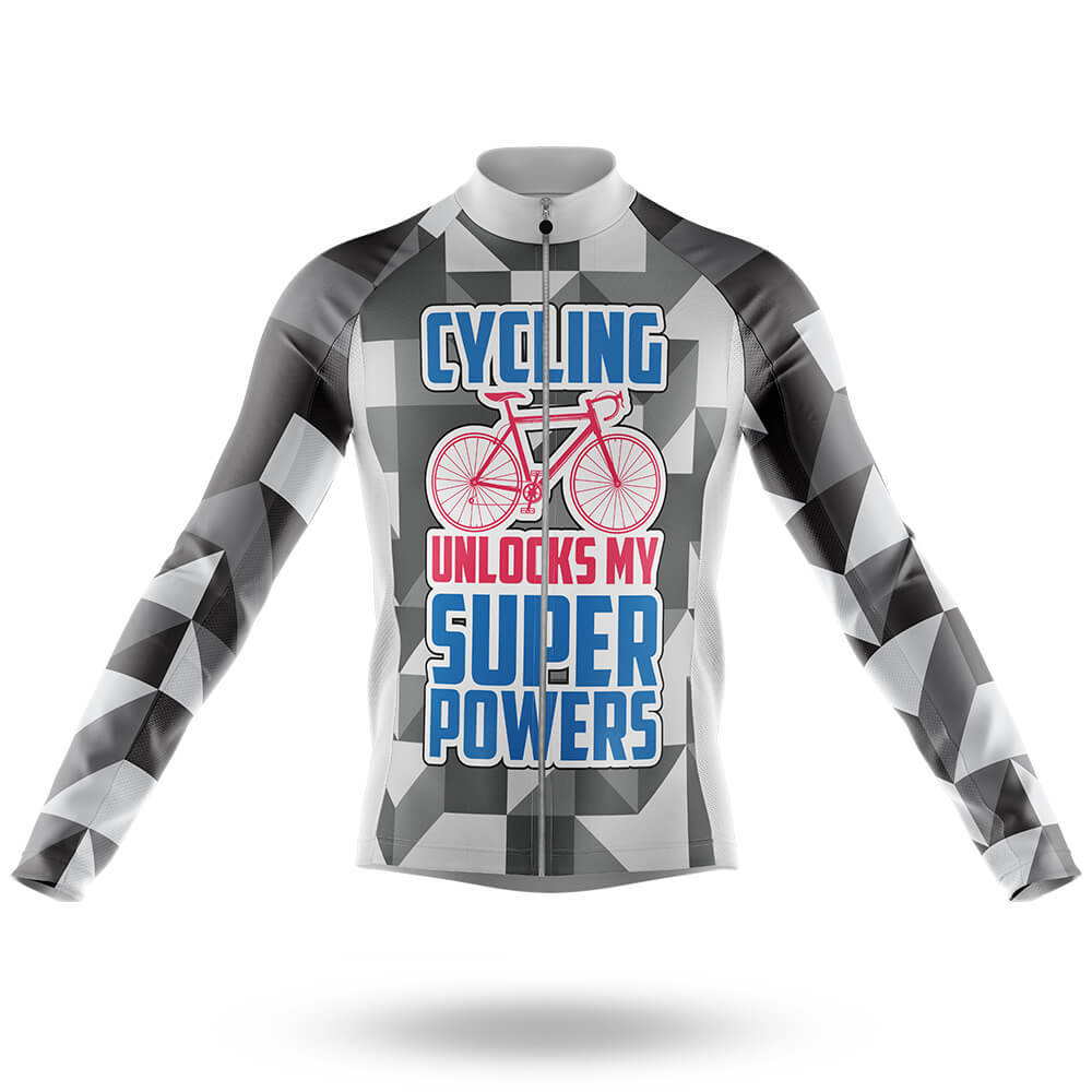 Cycling Superpowers - Men's Cycling Kit-Long Sleeve Jersey-Global Cycling Gear