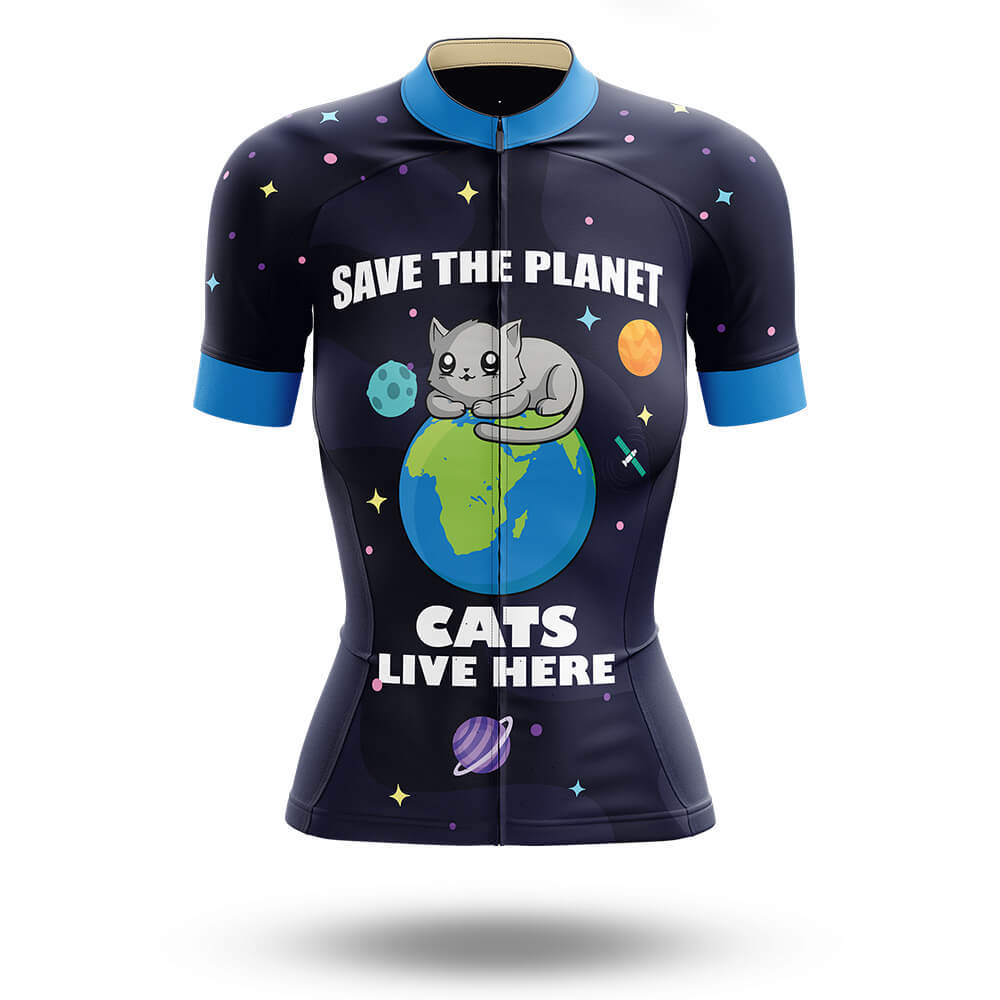 Cats Live Here - Cycling Kit-Jersey Only-Global Cycling Gear