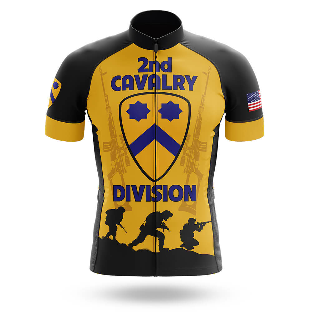 2nd Cavalry Division - Men's Cycling Kit-Jersey Only-Global Cycling Gear
