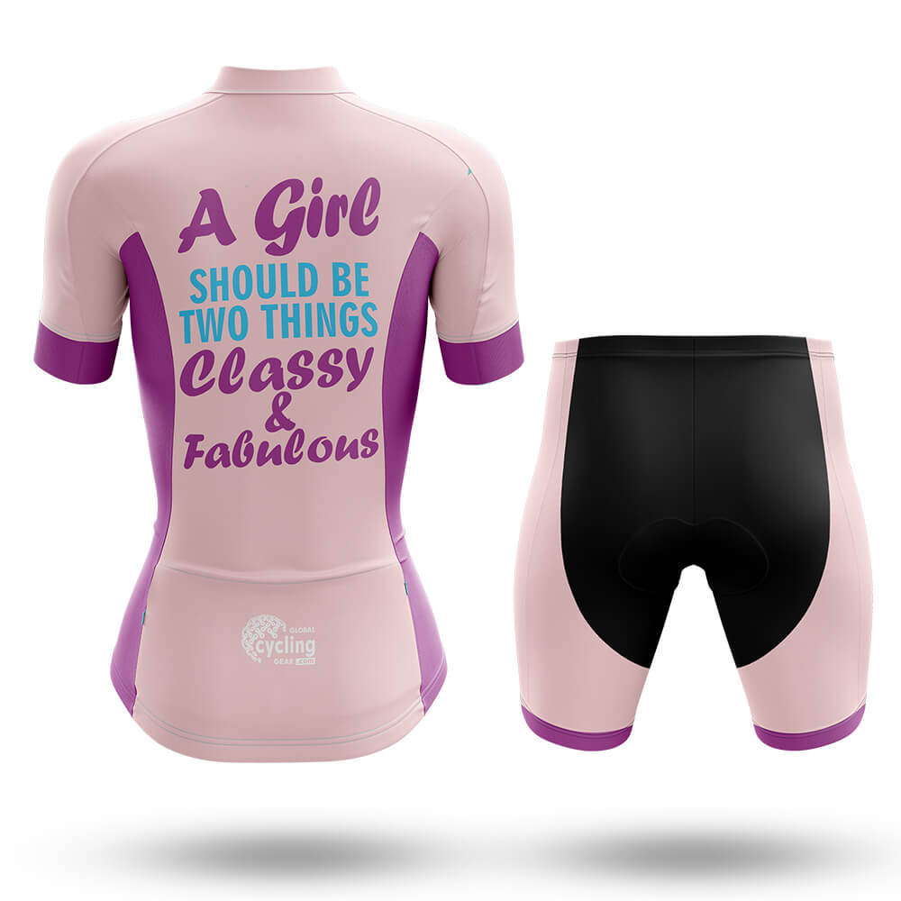 Classy And Fabulous - Women - Cycling Kit-Full Set-Global Cycling Gear