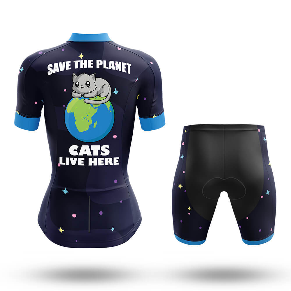 Cats Live Here - Cycling Kit-Full Set-Global Cycling Gear