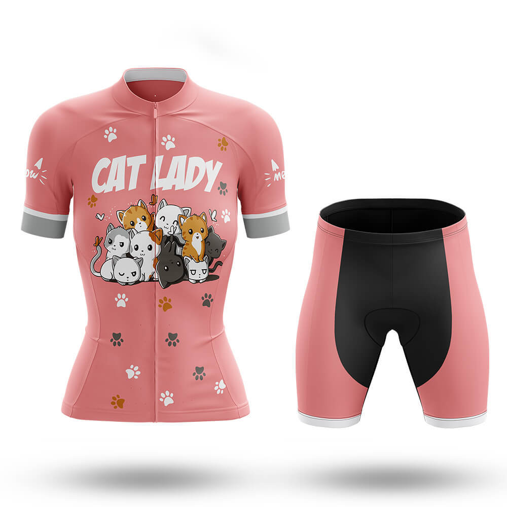 Cat Lady - Women's Cycling Kit-Full Set-Global Cycling Gear