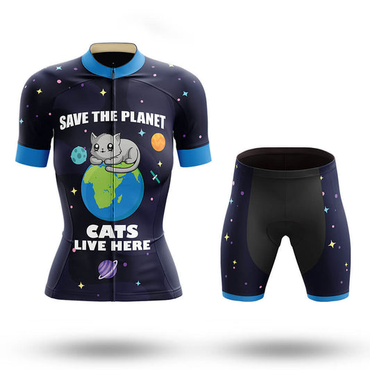 Cats Live Here - Cycling Kit-Full Set-Global Cycling Gear