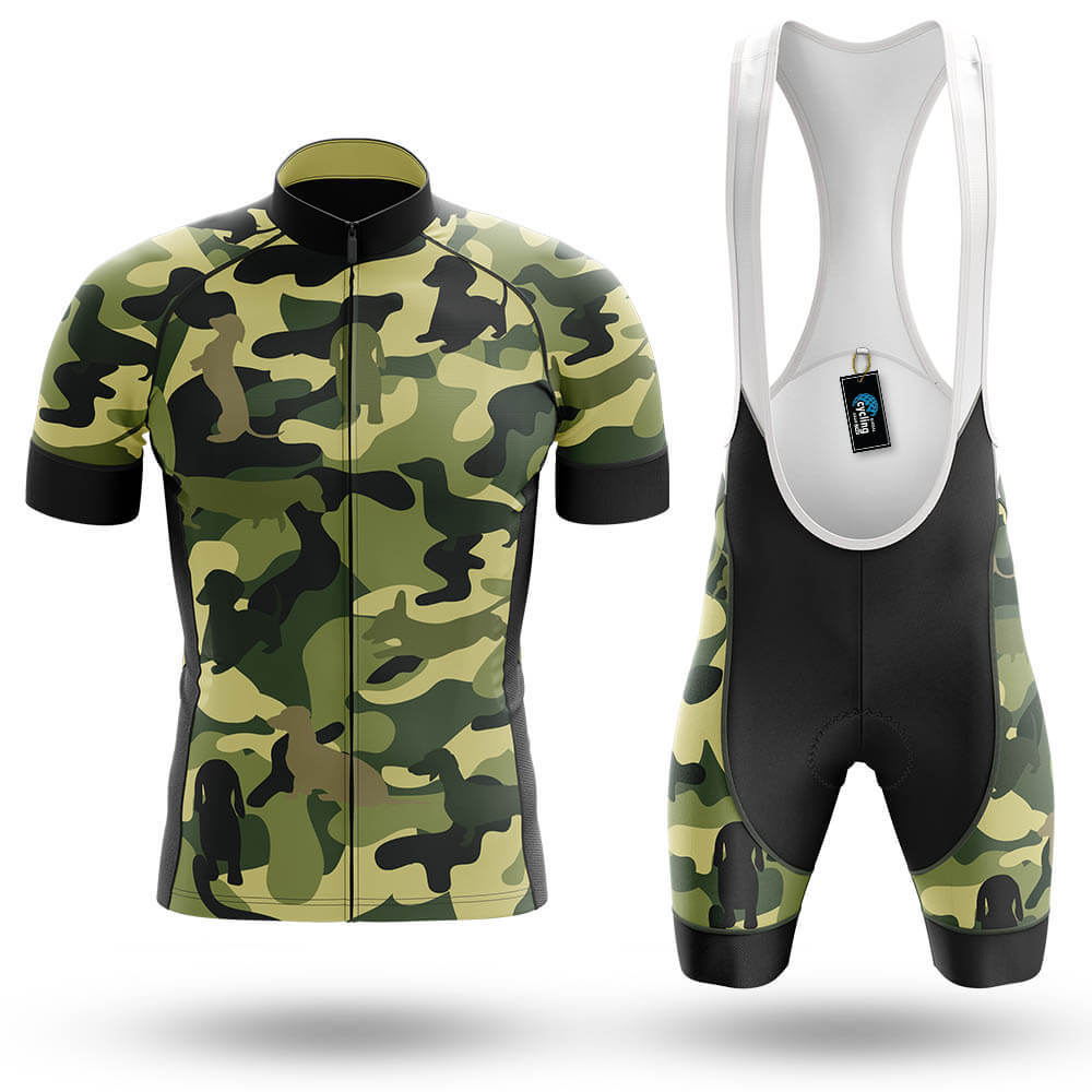 Camo dachshund - Men's Cycling Kit-Full Set-Global Cycling Gear