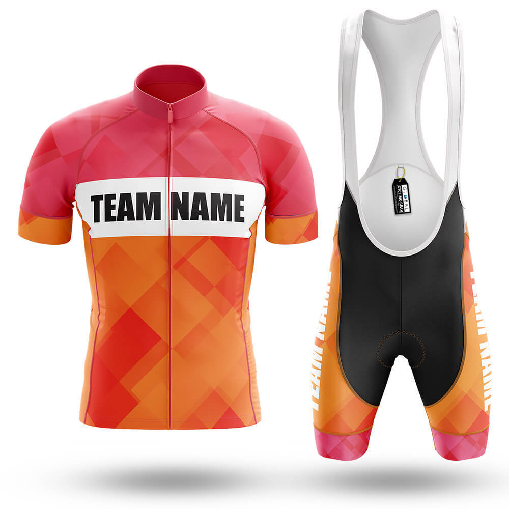 Custom Team Name V18 - Men's Cycling Kit-Full Set-Global Cycling Gear