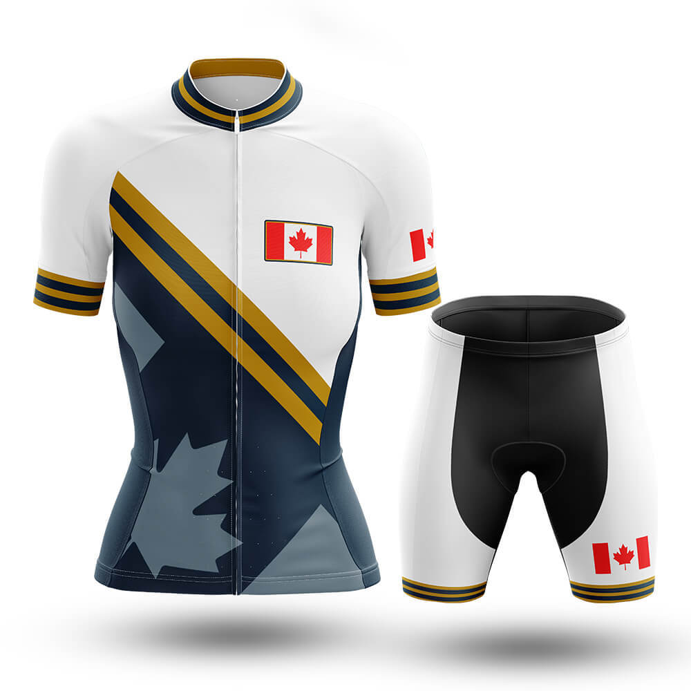 Canada - Women V15 - Cycling Kit-Full Set-Global Cycling Gear