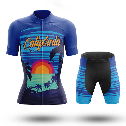 California Summer - Women - Cycling Kit-Full Set-Global Cycling Gear