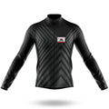 California V13 - Black - Men's Cycling Kit-Long Sleeve Jersey-Global Cycling Gear