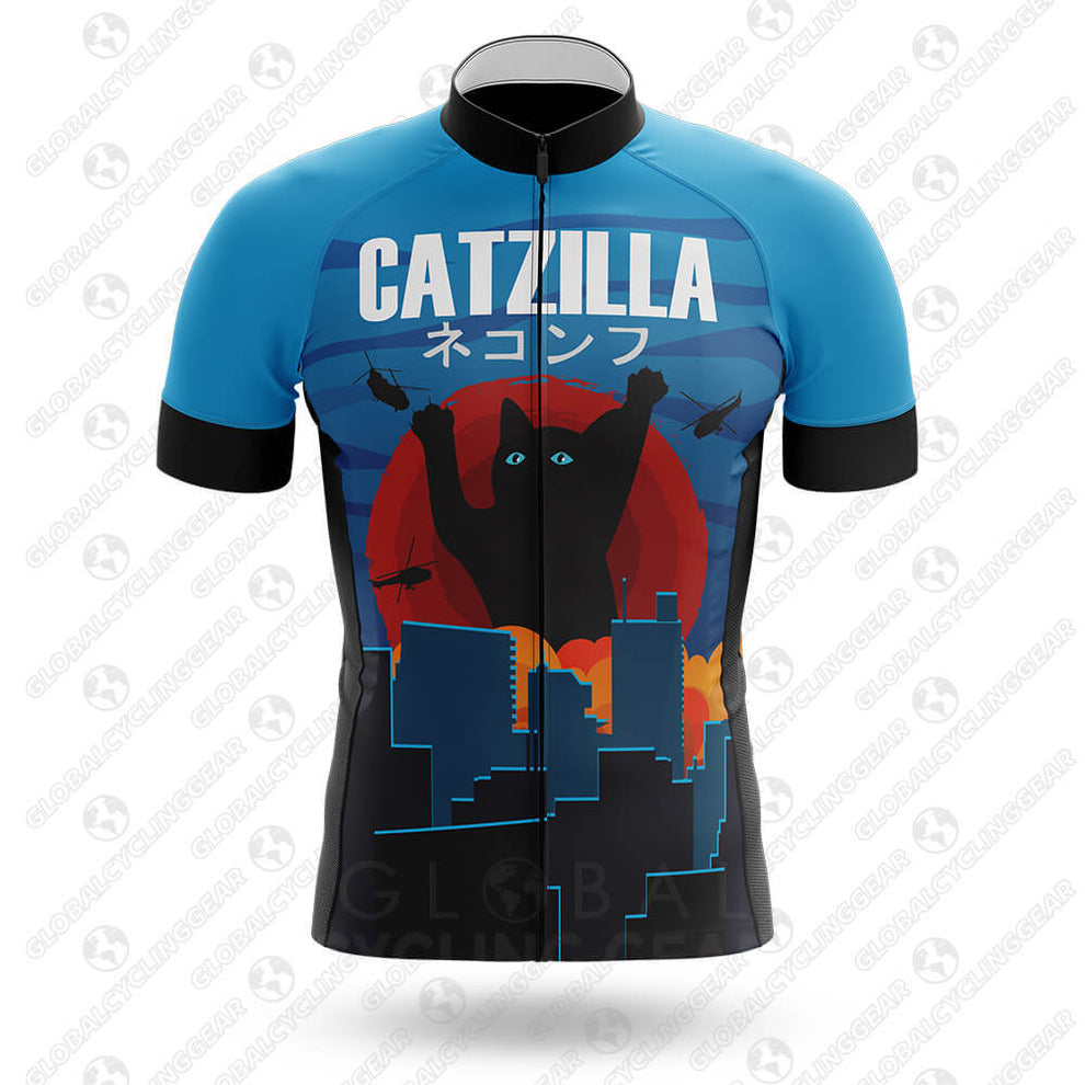 Catzilla - Men's Cycling Kit Bike Jersey and Bib Shorts