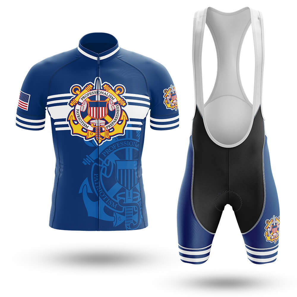 U.S. Coast Guard V2 - Men's Cycling Kit-Full Set-Global Cycling Gear