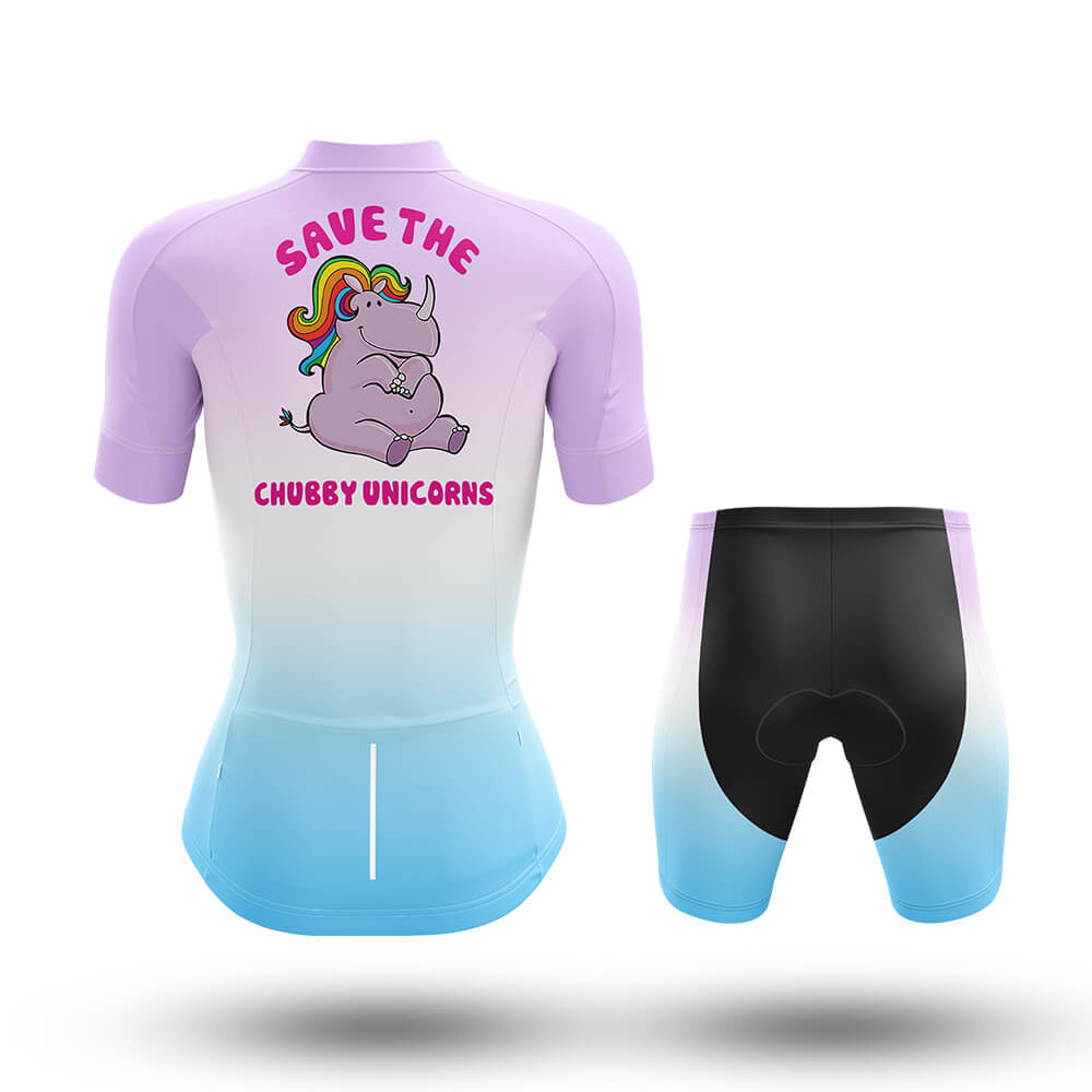 The Chubby Unicorns - Women - Cycling Kit-Full Set-Global Cycling Gear
