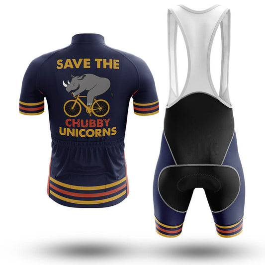 The Chubby Unicorns V2 - Men's Cycling Kit-Full Set-Global Cycling Gear