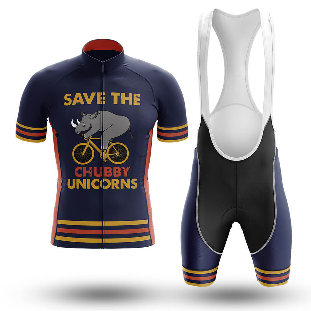 The Chubby Unicorns V2 - Men's Cycling Kit-Full Set-Global Cycling Gear