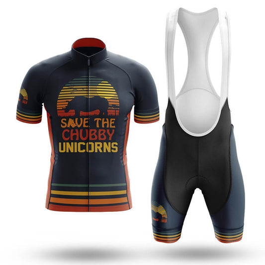 The Chubby Unicorns V4 - Men's Cycling Kit-Full Set-Global Cycling Gear
