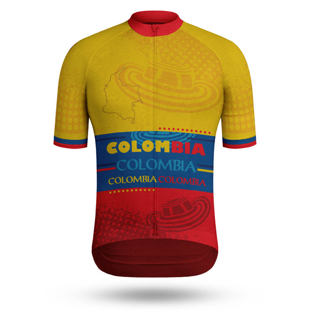 top gear colombia Colombia Premium Cycling Jersey for Men – Global Cycling Gear