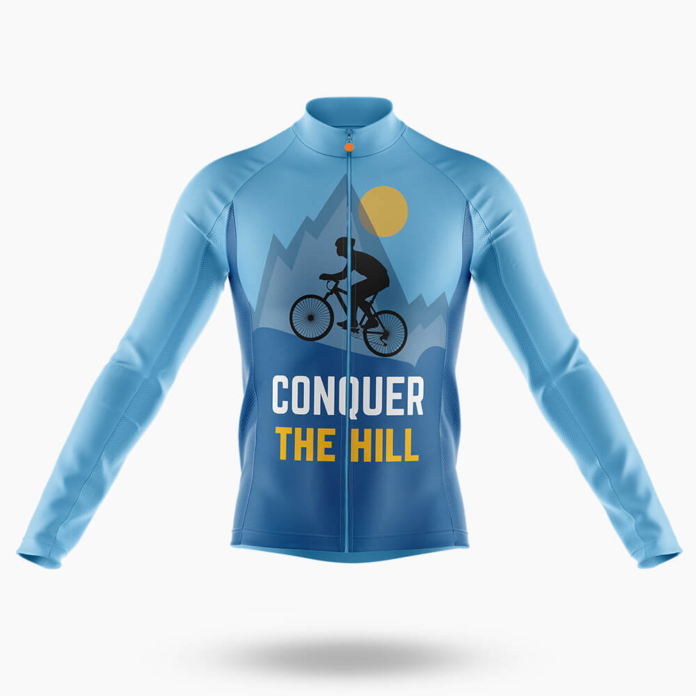Conquer The Hill V2 - Men's Cycling Kit-Long Sleeve Jersey-Global Cycling Gear