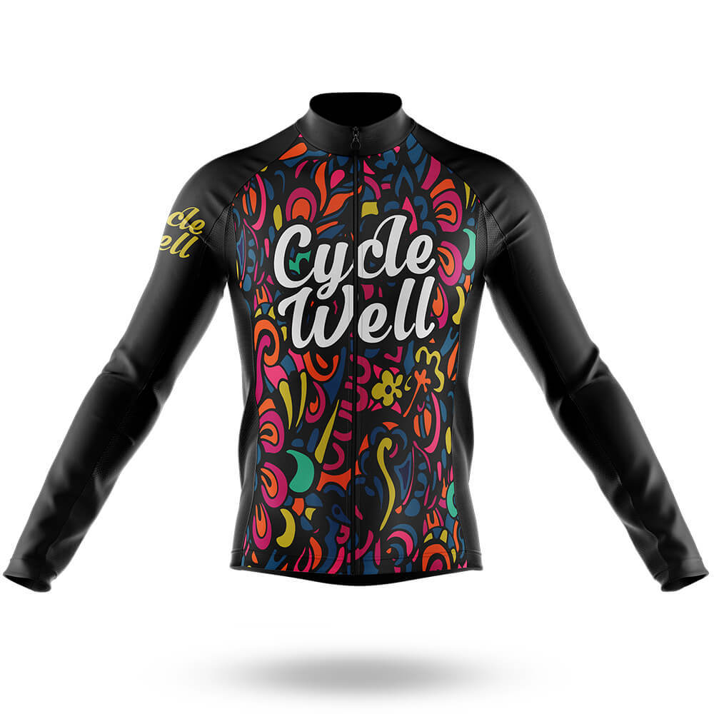 Cycle Well - Men's Cycling Kit-Long Sleeve Jersey-Global Cycling Gear