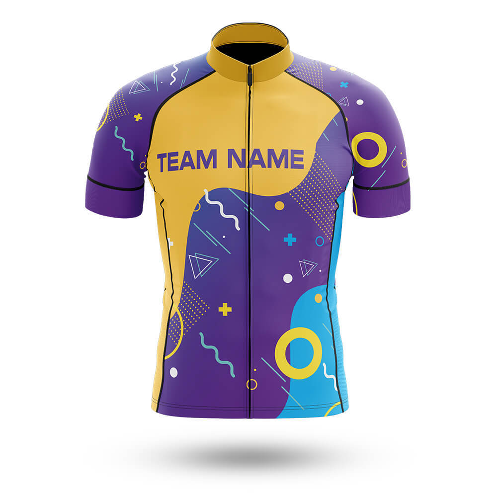 Custom Team Name V15 - Men's Cycling Kit-Jersey Only-Global Cycling Gear