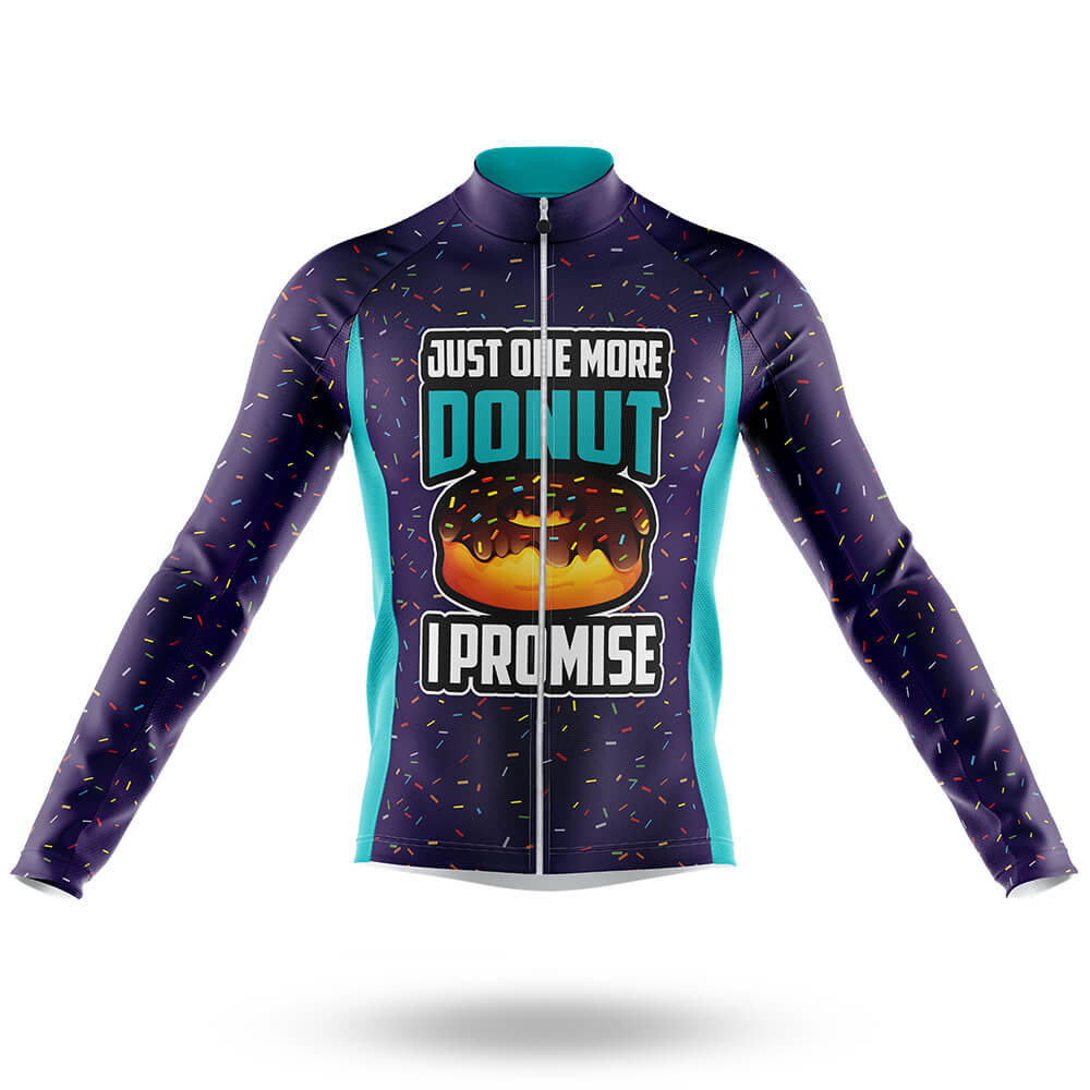 Just One More Donut - Men's Cycling Kit-Long Sleeve Jersey-Global Cycling Gear