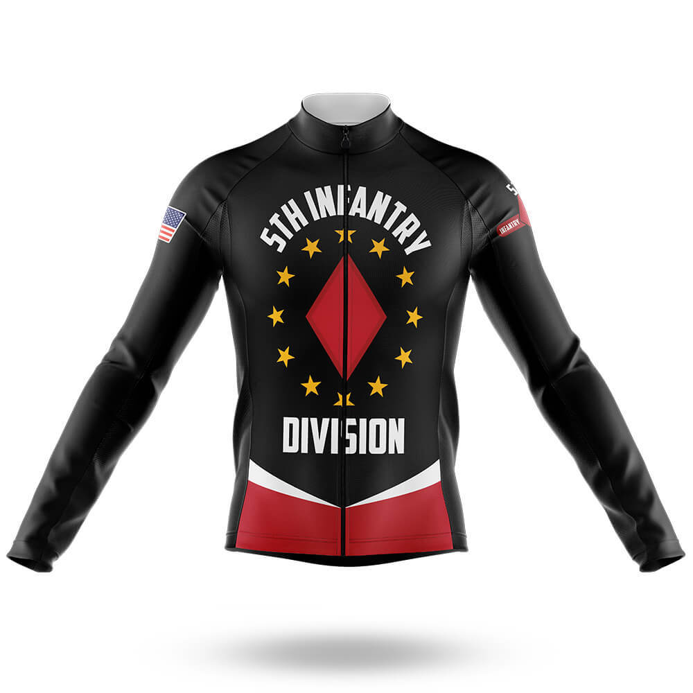 5th Infantry Division V2 - Men's Cycling Kit-Long Sleeve Jersey-Global Cycling Gear
