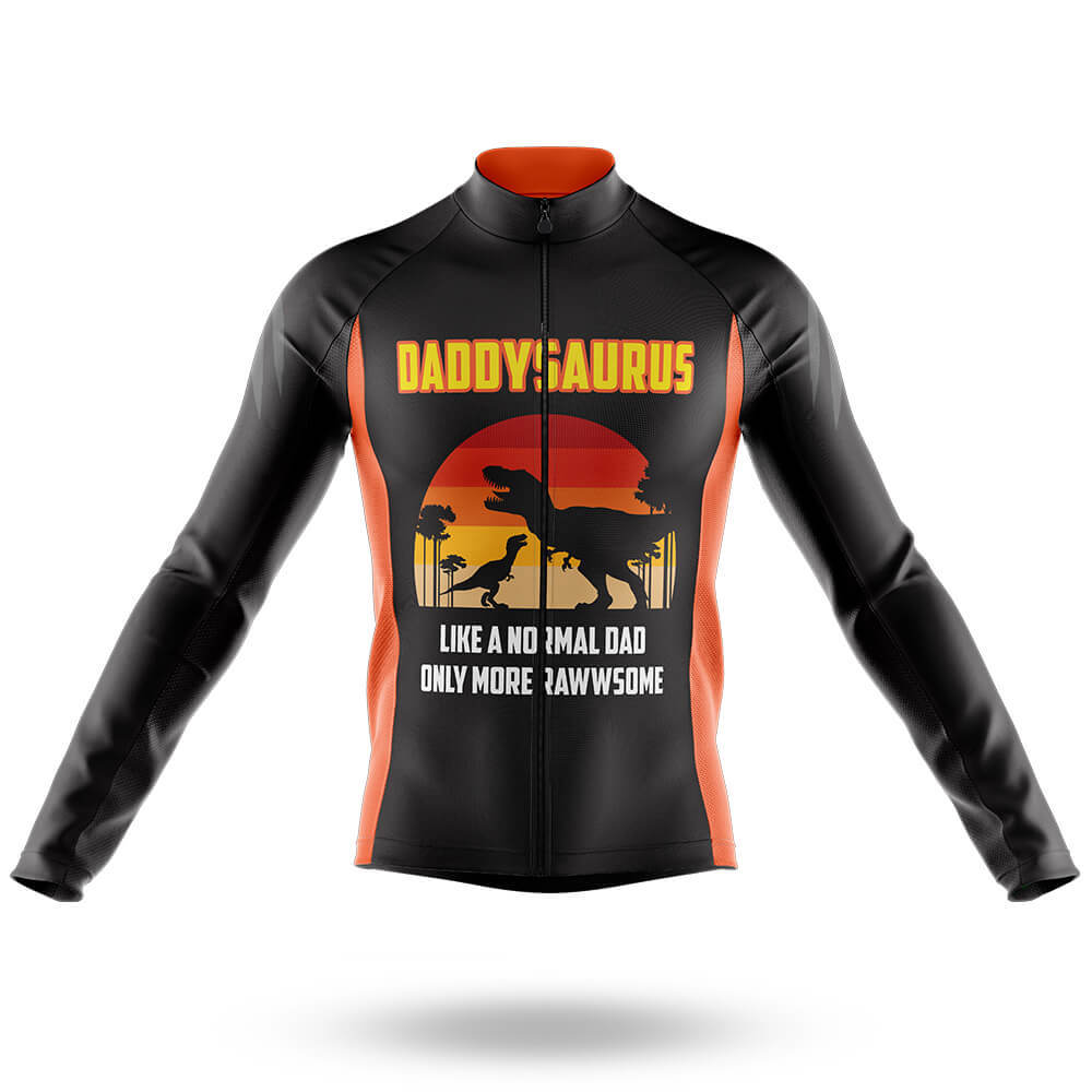 Daddysaurus - Men's Cycling Kit-Long Sleeve Jersey-Global Cycling Gear