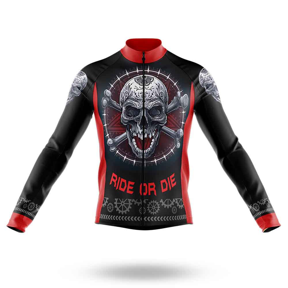 Ride Or Die V5 - Men's Cycling Kit-Long Sleeve Jersey-Global Cycling Gear