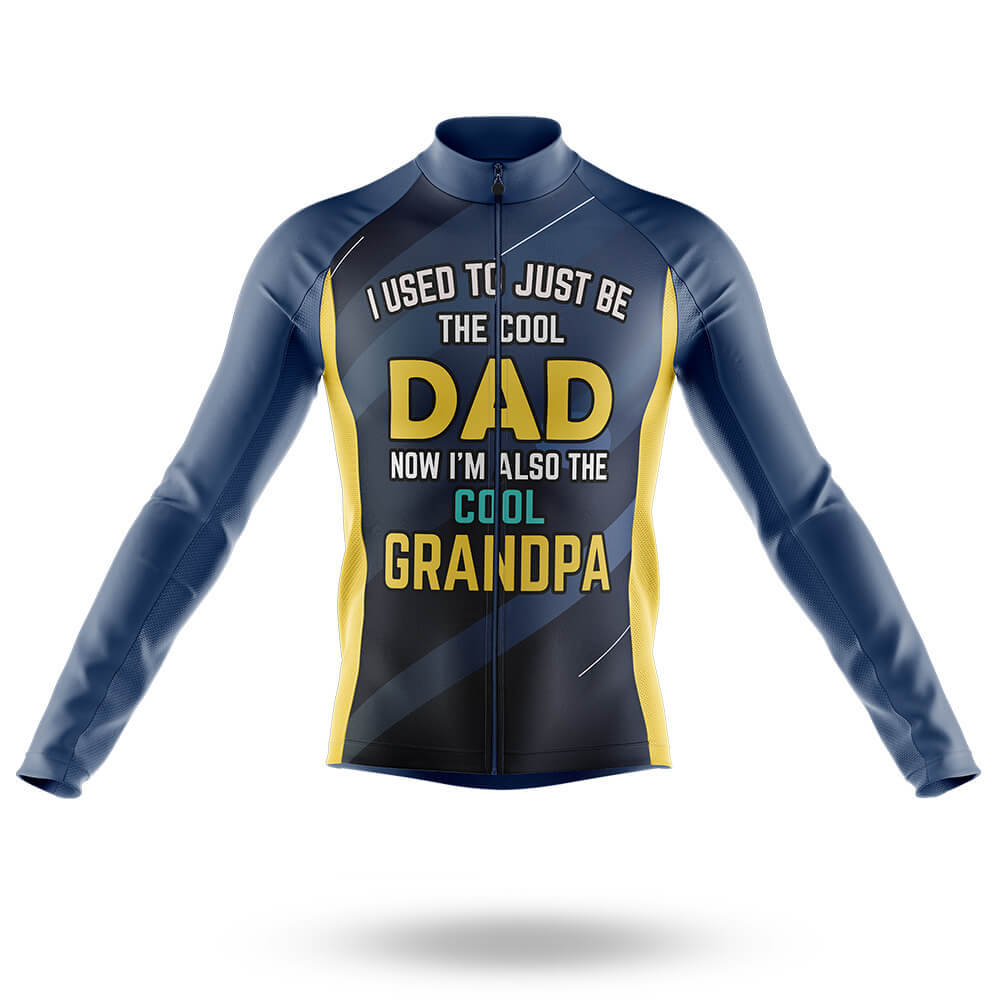 Cool Dad Cool Grandpa - Men's Cycling Kit-Long Sleeve Jersey-Global Cycling Gear