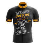 Awesome Dad - Men's Cycling Kit-Jersey Only-Global Cycling Gear